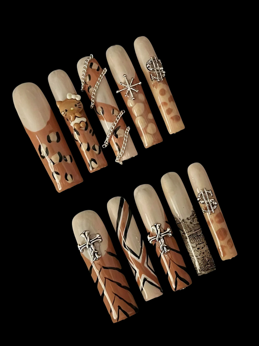 100% Hand Made False Nail Tips（S02）